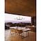 Z-Lite Leila Chandelier, 6-Light, 44 In.W x 10.75 In.H, Matte Black/White Linen 744-44R-MB - alternate 8